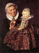 Frans Hals Catharina Hooft with her Nurse WGA Germany oil painting artist